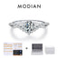MODIAN Crown D Color Moissanite Ring Delicate Lab Diamond Ring 925 Sterling Silver For Women Wedding Engagement Jewelry