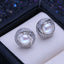 FENASY Natural Freshwater Pearl 925 Sterling Silver Stud Earrings Wedding Jewelry Gifts For Women Wholesale