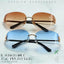 Rimless Oval Sunglasses Women UV400  Oversized Gradient Black Lenses Metal Frame Punk Decorative Glasses Men Goggles Female