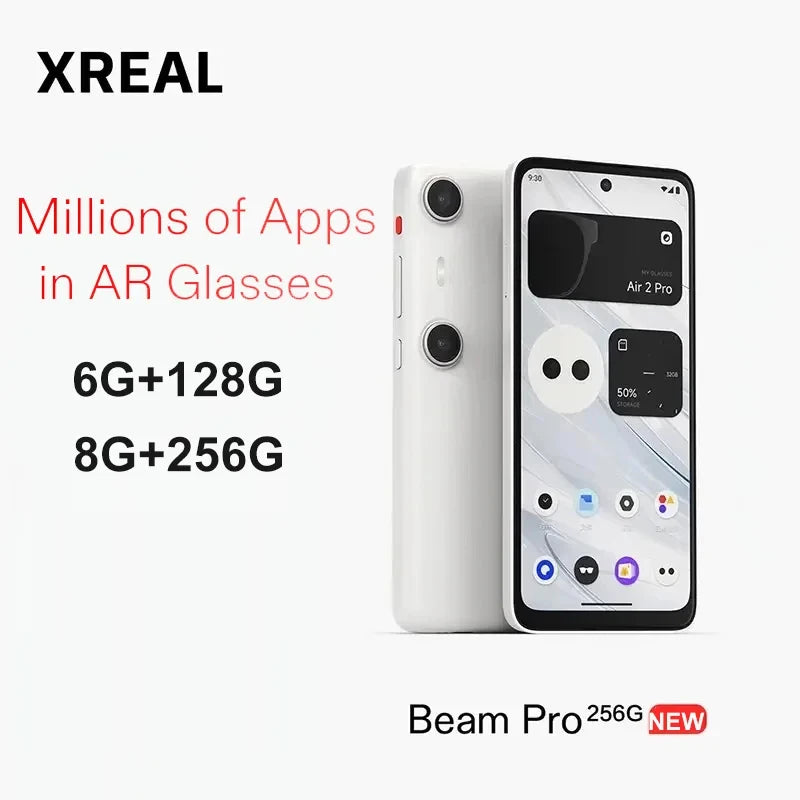 XREAL Beam Pro Projection Station 60fps Spatial Videos 3DoF Large Screen for Xreal Air/Air 2/air 2 pro Glasses Controllers