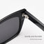 New Men Women Personalized Trendy Polarized Sunglasses Fashion Wrap Square Frame Ins Eyewear Show Small Facial Features