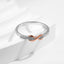 MODIAN Solid 925 Sterling Silver Infinite Love Simple Ring Romantic Rose Gold Color Wedding Ring For Women Fine Jewelry Gift