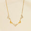 316L Stainless Steel Multiple Different Styles Geometry Zircon Welding Snake Bones Chain Necklace Fashion Exquisite Jewelry