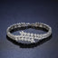 2023 New 4-piece Cubic Zirconia Women's Jewelry Necklace Earrings Bracelet Rings Bridal Wedding Jewelry Set