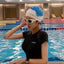 2024 New Summer Sports Wind Swimsuit Woman Conservative One-Piece Belly Cover Slim Boxers Holiday Swimsuit