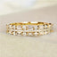 Huitan Dazzling Zirconia Finger Ring Lady Engagement Ceremony Accessories for Women Fashion Versatile Jewelry for Wedding Party