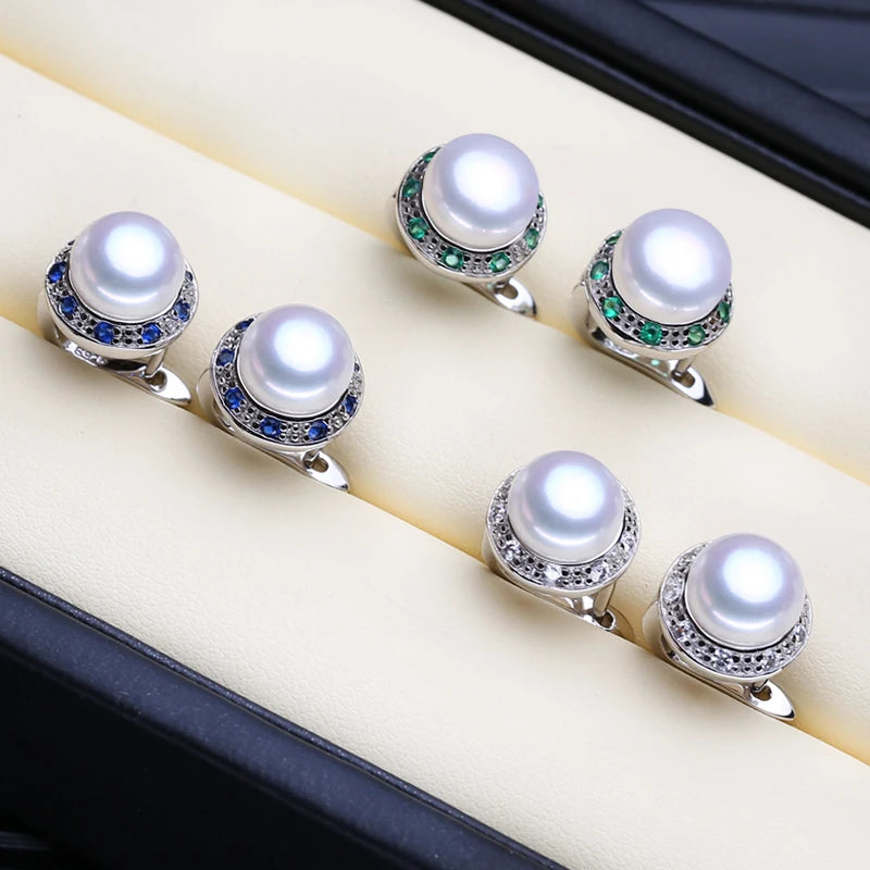 FENASY Natural Freshwater Pearl Earrings For Women Fashion Jewelry Korean Style Classic 925 Sterling Silver Stud Earrings