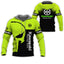 2024 New spring and autumn 3D print Kawasaki Ninja Motorcycle Riding Off-Road Pullover Extreme Sports Adventure Unisex Hoodie