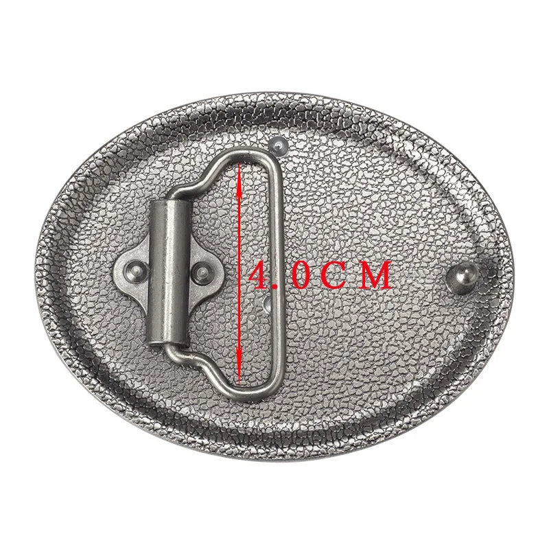 YonbaoDY Belt Buckle Aboriginal tribe leader portrait Indians pattern Gem-set waist DIY Accessories