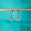 AnuJewel 1 Carat D Color Moissanite Dangle Drop 925 Sterling Silver Earrings With GRA Certificate Jewelry Wholesale