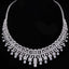 2024 New 4-piece Bride Zirconia Full Set Women's Party Jewelry Set Dubai Nigeria Crystal Wedding Jewelry Set