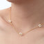 European American Style Light Luxury Handmade Bead Chains Flower Necklaces Women Romantic Temperament Bracelets Banquet Jewelry