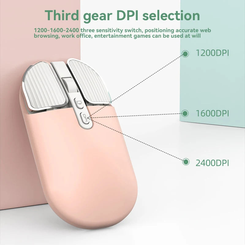 XIAOMI Wireless Silent Mouse Small Fresh Desktop Laptop Mobile Tablet Universal Lightweight Portable Bluetooth Mouse