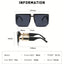 Rimless Square Frame Luxury Sunglasses Men Women Fashion Shades UV400 Vintage Glasses