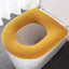 Universal Toilet Seat Cover Pure Color Pumpkin Pattern Closestool Mat Soft Warm Toilet Seat Cushion Bathroom Toilet Accessories