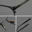 Pure Titanium Large Square Eyeglass Frame Men Business Retro Leisure Myopia Anti-blue Light Glasses Frame Male Spectacle Eyewear