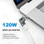 120W USB Type C Magnetic Adapter Fast Charge High Speed Data Transfer Converter For MacBook IPad Pro Samsung Xiaomi USB C Device