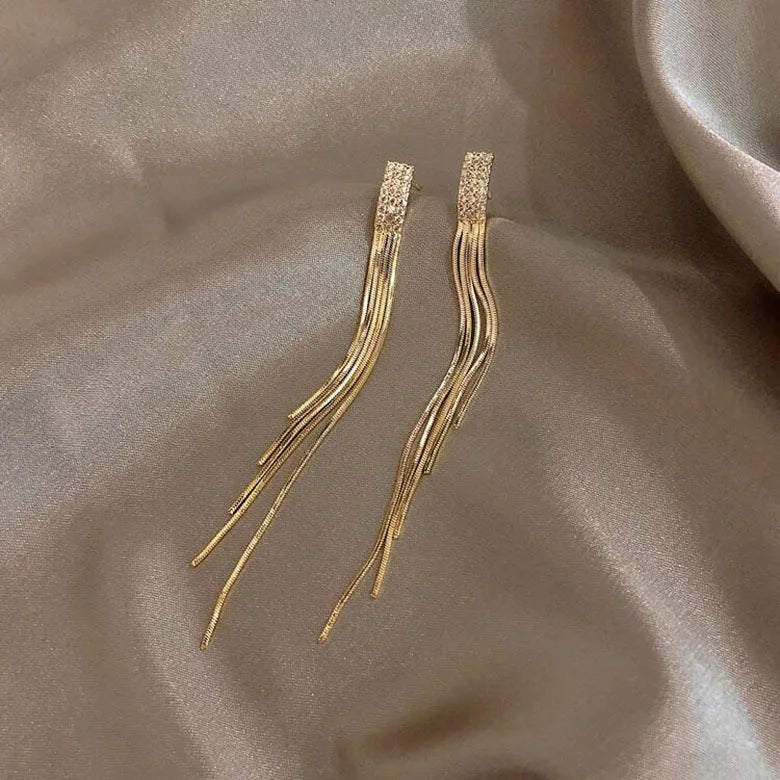 Korean Fashion Imitation Shell Pearl Dangle Earrings for Women Crystal Zirconia Flower Wedding Bridal Earring Party Accessories