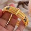  24K Gold Color Bangles rabic Ethiopian Nigerian Banquet Wedding Bracelets Party Choker Copper Jewelry Gifts