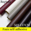 Faux Leather Repair Patches 137X50CM Self-adhesive Stickers Eco Leathers for Upholstery Interior Car Fix Chair Sofa Auto Seat