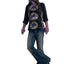 2022 Classic Retro Dark Blue Men's Flared Pants Campus Cowboy Punk Style Spring Fall Hip Hop Casual Quality Jeans Streetwear