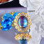 WOSIKATE Luxury Woven And Carved Gold Handmade Moonstone Ring For Women 925 silver Jewelry Adjustable Elegant Ladies Finger Ring