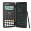 Mini Scientific Calculator with Writing Tablet Calculators Notepad Memo Office Electronics School Supplies 991es Ms EX 82ms NEW