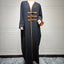 2024 New Dubai Fashion Modest Solid Open Kimono Abayas Leather Buckle Long Sleeve Contrast Color Robe Ramadan Muslim Women Robe