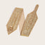 Elastic rubber waist seal with golden sequined rivets