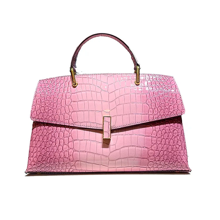 Crocodile Pattern Leather Women's Handbags Luxury Fashion Lady Shell Shoulder Crossbody Bag Top Handle Messenger Bags
