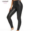 Women Oversize Leggings Sexy PU Leather Pants Spring Autumn Thin Velvet Artificial Increase Matte Trousers Tight