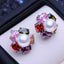 FENASY Natural Freshwater Pearl Earrings Wedding Engagement Bohemian Party Flower 925 Sterling Silver Stud Earrings