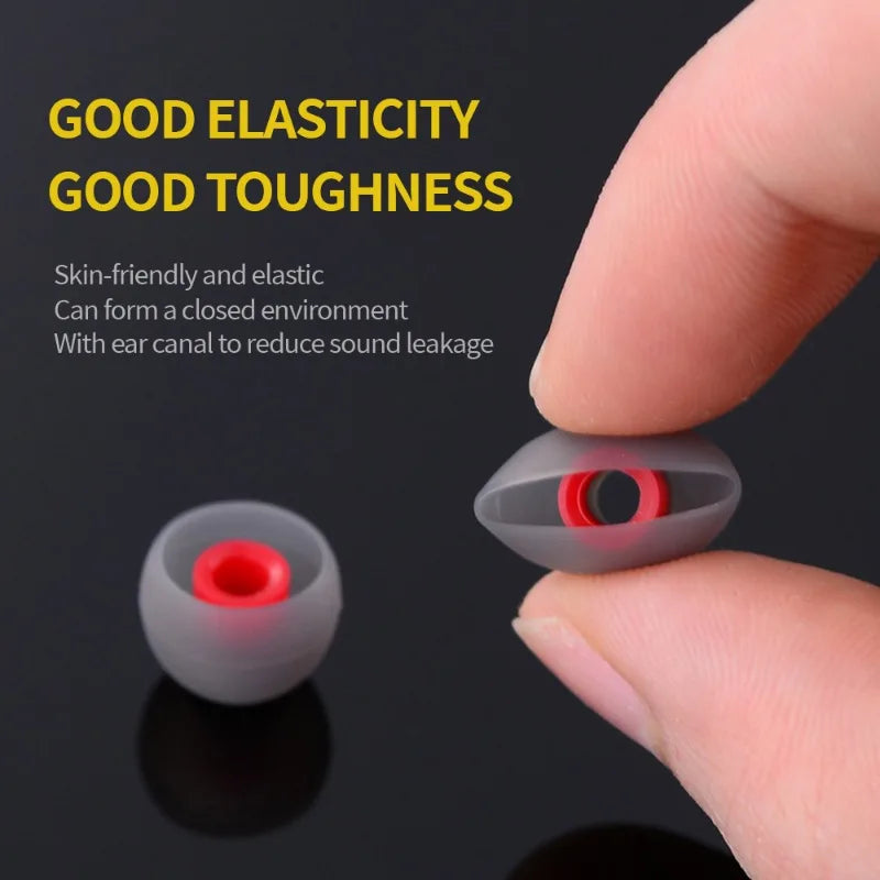 1-3Pairs Ear Pads For Headphones Earphone Tips Silicone Ear Tips S M L In-ear Earphone Cover Earbuds Eartips Replace Accessories