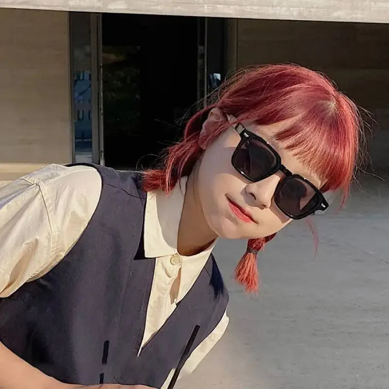 Unisex Cat Eye Casual Goggles Women Retro Rectangle Sunglasses  Luxury Design Classic Sun Glasses Ladies Outdoor Eyeglass