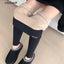 New Women's Sexy Fleece Thicken Warm Leggings Fall Winter Alpaca Velvet Nine Points Pants Seamless Casual Trousers Free Shipping