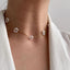 European American Style Light Luxury Handmade Bead Chains Flower Necklaces Women Romantic Temperament Bracelets Banquet Jewelry
