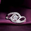 New streetwear 925 Sterling Silver Shiny Zircon diamond Rings For Women Wedding Party Gifts fine Jewelry engagement rings