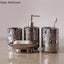 Silver Ceramics Five Piece Set Gifts Soap Bottle Gargle Cup Soap Dish Toothbrush Holder Washing Tools Bathroom Toiletry Set