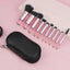 10Pcs Mini RT Makeup Brush Set Powder Eyeshadow Foundation Blush Blender Concealer Beauty Makeup Tools Brush Professional