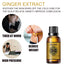 EELHOE Natural Ginger Slimming Essential Oil Fat BurnThin Leg Lymphatic Drainage Promote Metabolism Full Body Slim Massage Oil