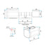 V1 Pro+ Version Adjustable TUYA or TTLock APP Fingerprint Password Digital RFID Card Cylinder Smart Door Lock for Home Hotel