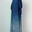 LANMREM 2024 Spring Pleated Long Trench Coat Women Gradient Scarf Collar Belt Gathered Waist Windbreaker Fashion New 32C452