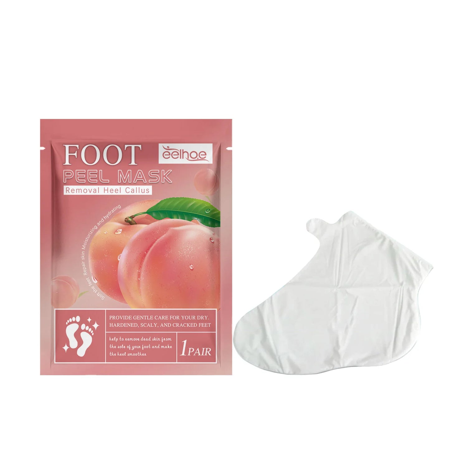 Foot Peel Mask Remove Dead Skin Heel Callus Foot Peeling Exfoliation Scrub Anti Cracked Nourishing Smooth Exfoliating Foot Mask