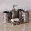 Silver Ceramics Five Piece Set Gifts Soap Bottle Gargle Cup Soap Dish Toothbrush Holder Washing Tools Bathroom Toiletry Set
