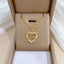 Fashionable Micro-embellished Jewelry Love Necklace, Exquisite Retro Style, Light Luxury and Versatile Stainless Steel Pendant