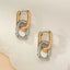 Square Earrings Gold Color Geometric Square Hoop Earrings for Women Huggie Punk Hip-Hop Metal Round Circle Jewelry Wholesale