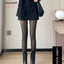 Women's Fake Bare Leg Black Silk Leggings Tights Velvet Warm Pantyhose Translucent Stockings Sexy High Elastic