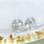 Newest White Zircon Square Earring For Women Wedding Party Engagement Jewelry Gift Geometric Earring Classic