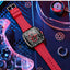 CURREN Fashion Sports Watches with Large Dial Unique RectangularHollow Design Quartz Wristwatches with Chrongraph Auto Date 8442