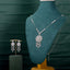 New Trendy Sweater Long Necklace Earring Jewelry Sets For Women Wedding Party Zircon CZ African Dubai Bridal Jewelry